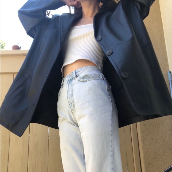 Black Leather Jacket - Picture 3 of 4